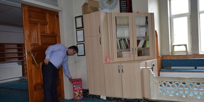 Trabzon'da camilere atık pil kutusu