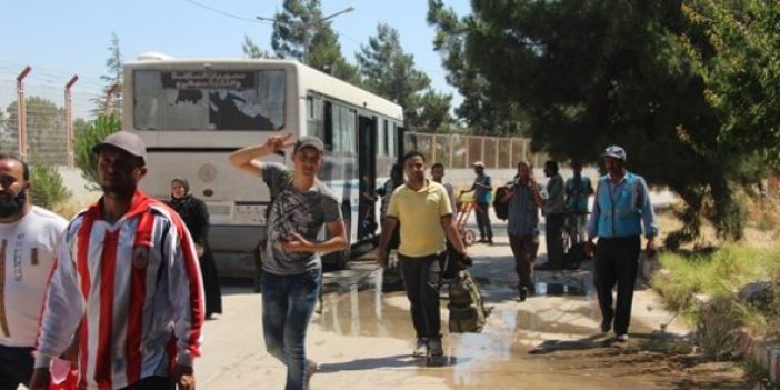 Bayram bitti Suriyeliler döndü
