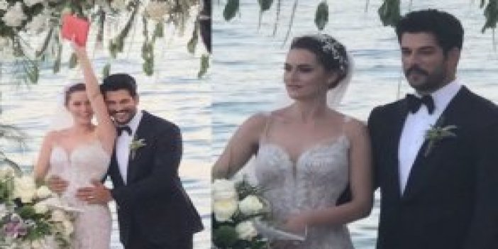 Ünlü oyuncular Evcen ve Burak Özçivit evlendi