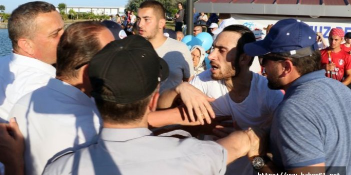 Kabotaj kutlamaları Samsun'da kavgalı geçti