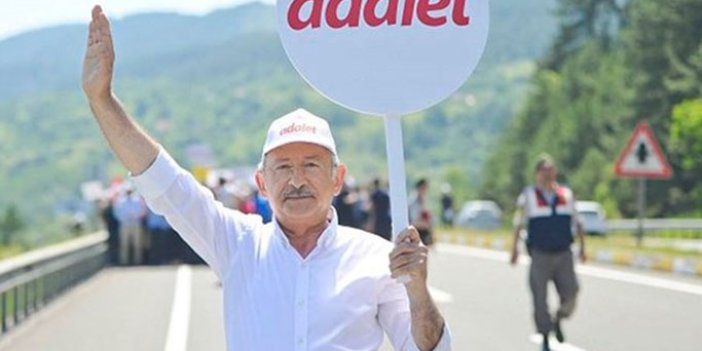 Kılıçdaroğlu, yürüyüşün 21. gününü tamamladı