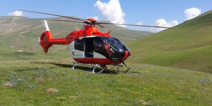 Trabzon'da ambulans helikopter 1560 saat havada kaldı