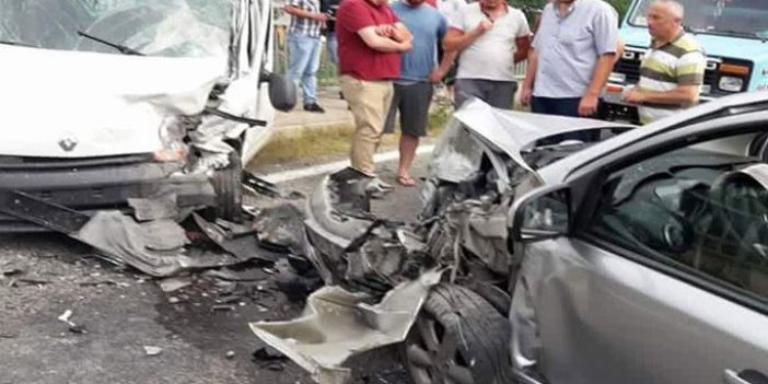 Giresun'da kaza: 6 yaralı!