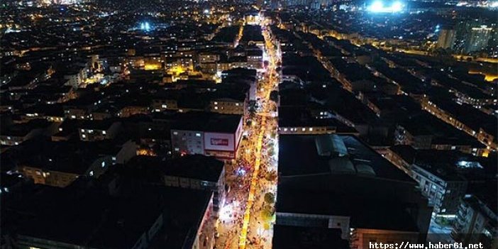 15 Temmuz’un yıl dönümünde 2016 metrelik Türk Bayrağı!