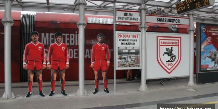 Samsunspor’un kazada ölen futbolcuları ölümsüzleştirildi