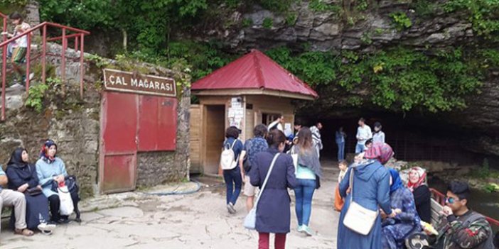 Trabzon'da dünyanın en uzun ikinci mağarasına ziyaretçi akını