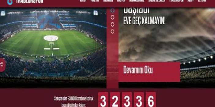 Trabzonspor'da kaç kombine satıldı