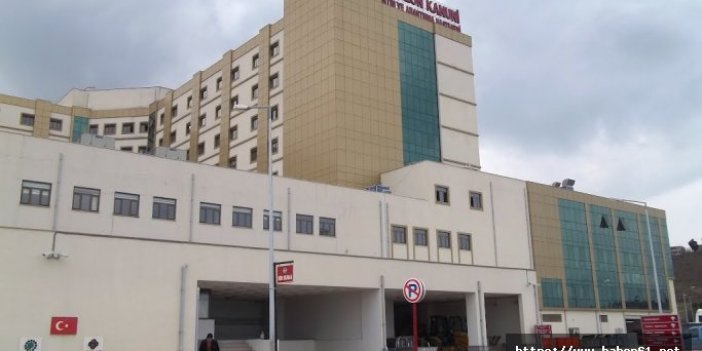Trabzon Kaşüstü Hastanesi'ndeki görüntüler rahatsızlık yarattı