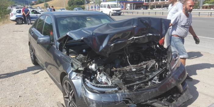 Samsun'da meydana gelen trafik kazasında 7 kişi yaralandı. 29 Temmuz 2017