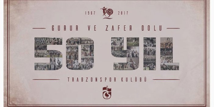 Trabzonspor'a 50. yıl mesajları