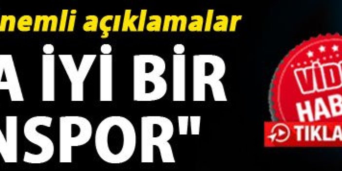 Usta: " 50. Yılda iyi bir Trabzonspor"