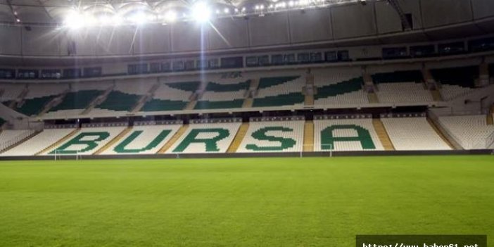 Bursaspor'un stadı hibrit çime kavuşuyor