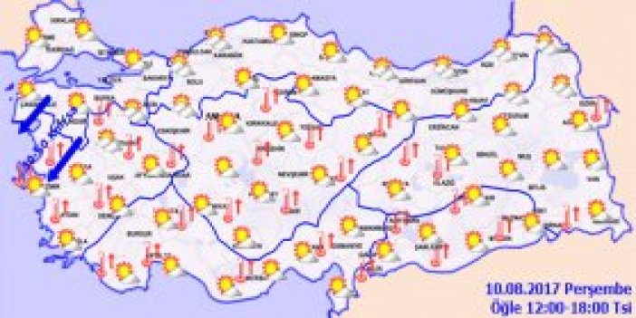 Trabzon'da hava nasıl olacak? 10.08.2017