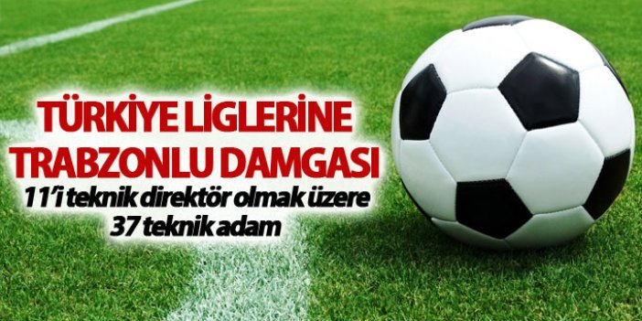 Türkiye Liglerine Trabzonlu damgası
