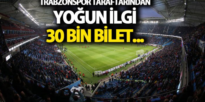 Trabzonspor taraftarından Konyaspor maçına yoğun ilgi