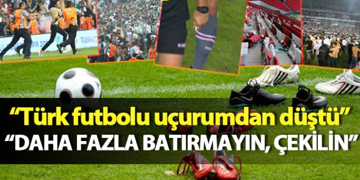 Türk futbolu uçurumdan düştü! Sancaklı böyle seslendi