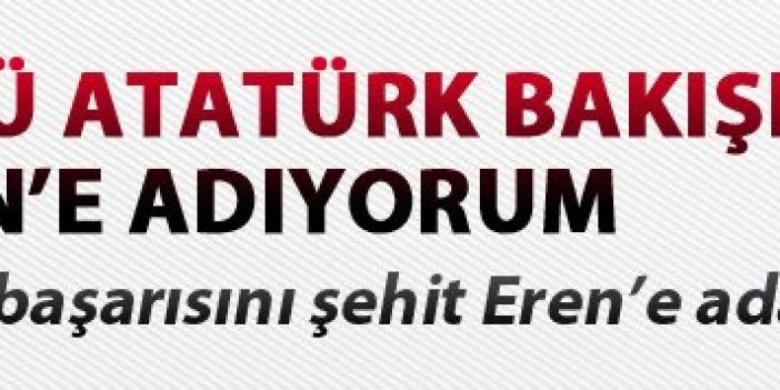 Türk bilimadamı başarısını şehit Eren Bülbül'e adadı: Ödülüm Atatürk bakışlı Eren Bülbül için