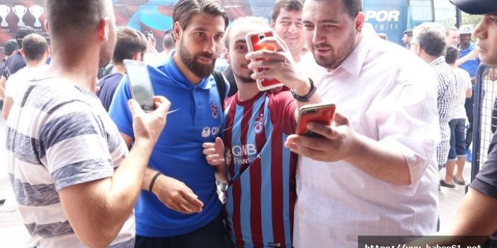 Trabzonspor'a İstanbul'a coşkulu karşılama