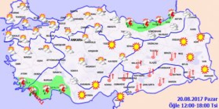 Trabzon'da hava nasıl olacak? 20.08.2017