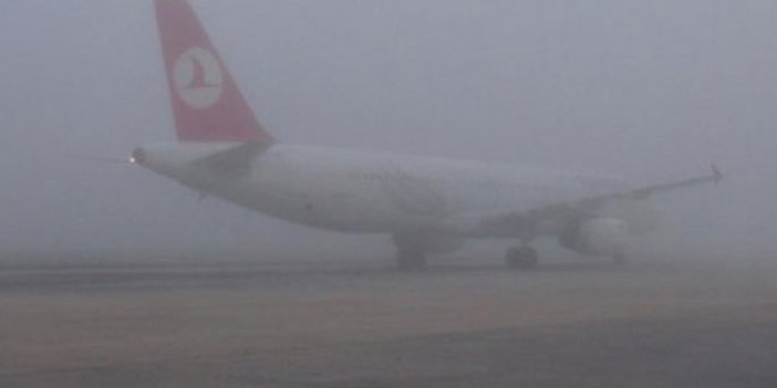 Uçuşlara sis engeli: Trabzon'a yönlendirildiler