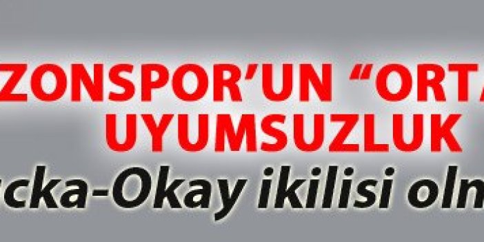 Trabzonspor'un "ortasında" uyumsuzluk
