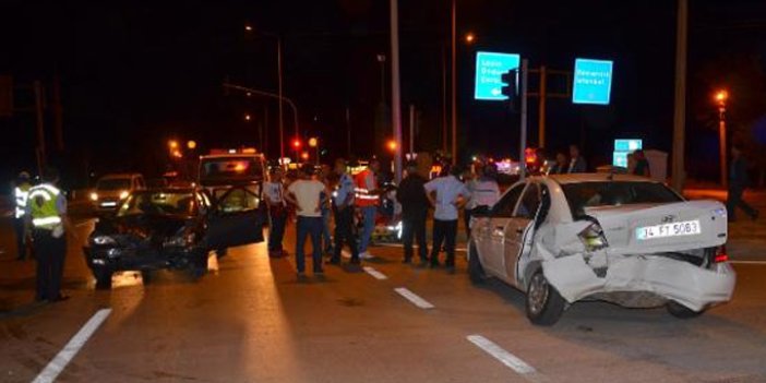 Trabzon'a gelirken kaza yaptı: 9 yaralı