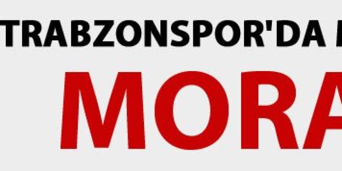 Trabzonspor'da Muharrem Usta moralsiz