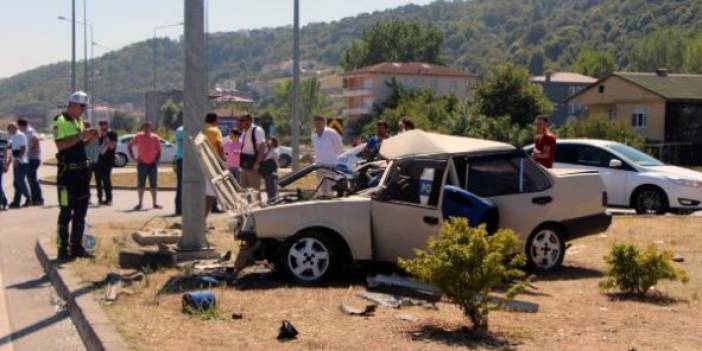 Samsun'un Atakum ilçesinde kaza: 1 ölü, 7 yaralı. 4 Eylül 2017