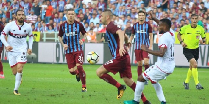 Trabzon maçının ardından cezayı yediler