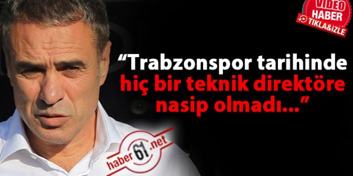 Trabzonspor tarihinde hiç bir teknik direktöre...
