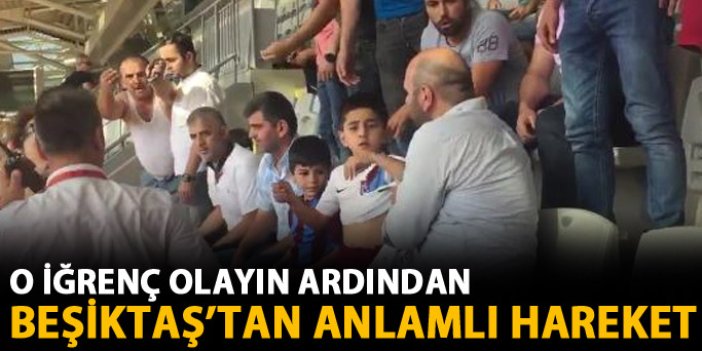Beşiktaş'tan Trabzonsporlu minikler için anlamlı hareket