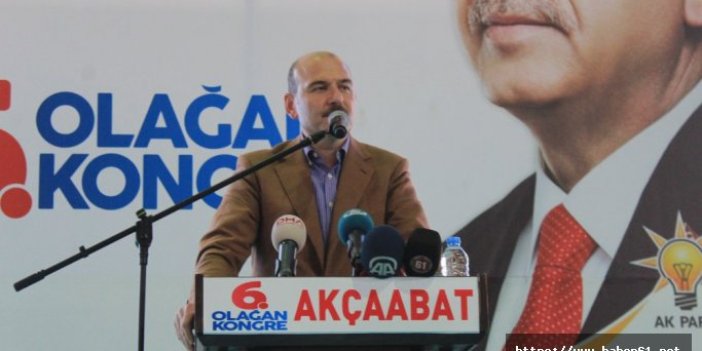 Süleyman Soylu'dan Trabzonspor açıklaması