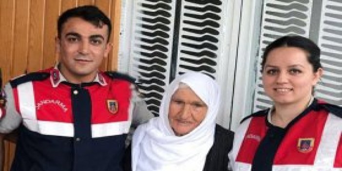 Trabzon'da jandarma, yaşlıları unutmadı