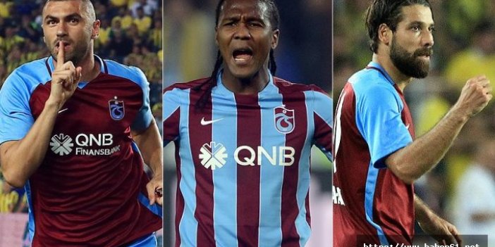 Trabzonspor'da bu oyuncular 13 takıma bedel