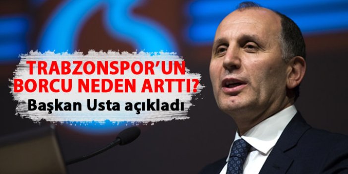 Trabzonspor'un borcu nasıl yükseldi? Başkan açıkladı