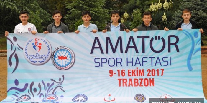 Trabzon'da Amatör Spor Haftası kutlanıyor