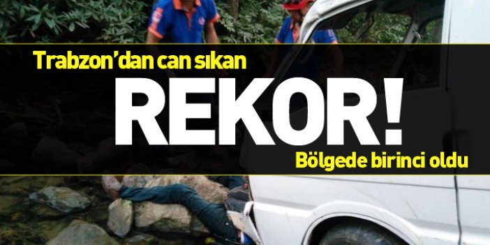 Karadeniz'de kaza istatiğinde Trabzon birinci!