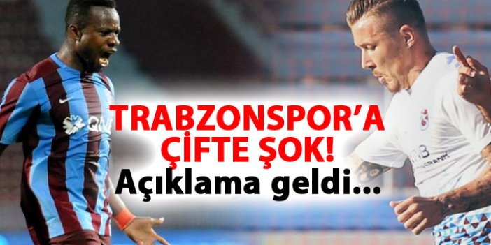 Trabzonspor'da Kucka ve Onazi şoku!