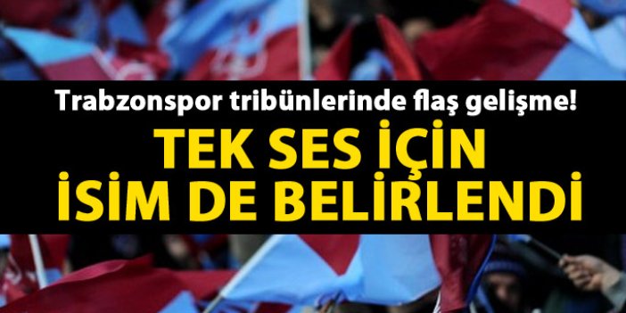 Trabzonspor tribünlerinde flaş gelişme