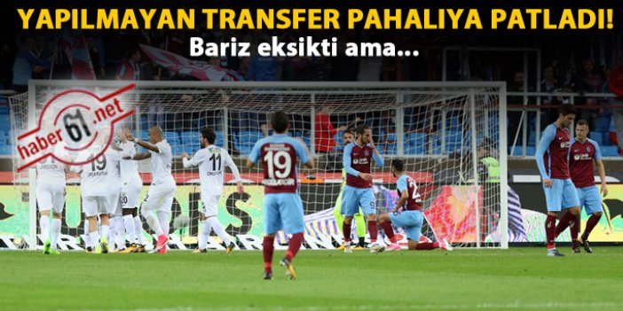 Trabzonspor'da yapılmayan transfer pahalıya patladı