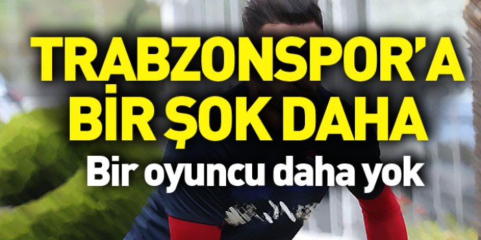 Trabzonspor dökülüyor! Bir oyuncu daha cezalı duruma düştü!