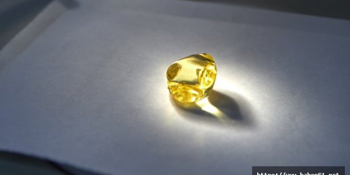 Rusya'da 34.17 karatlık sarı elmas çıkarıldı