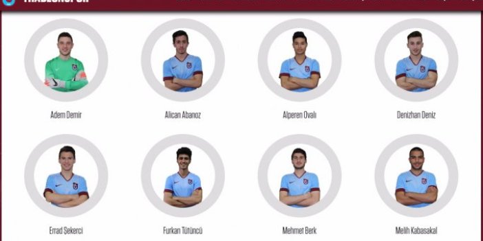  Trabzonspor resmi internet sitesinde ilginç detay