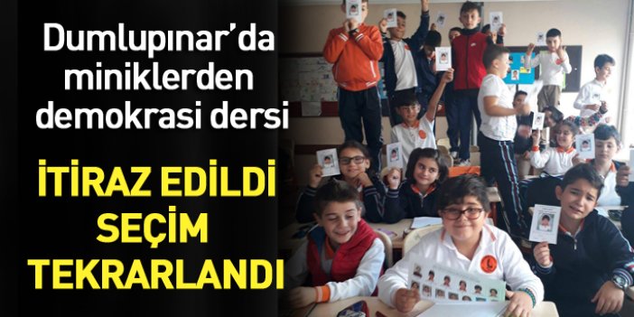 Trabzon'da miniklerden demokrasi dersi