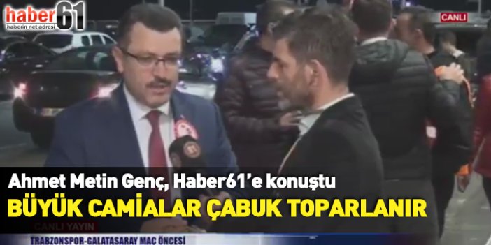 Ahmet Metin Genç: Büyük camialar çabuk toparlanır