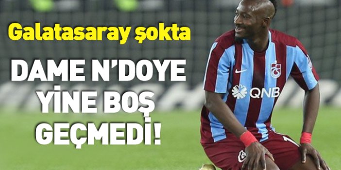 N'Doye yine Galatasaray'ı boş geçmedi