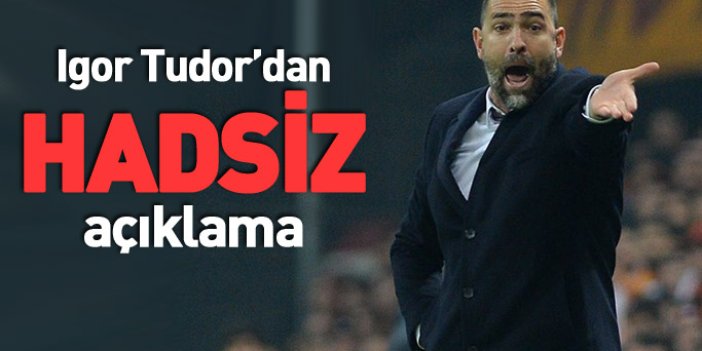 Tudor'dan hadsiz açıklama! Trabzonspor'u eleştirdi