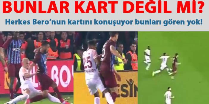Trabzonspor Taraftarı bu pozisyonlara isyan ediyor