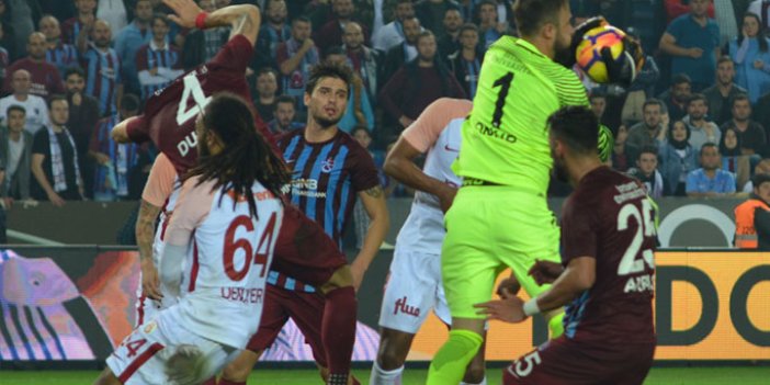 Trabzonspor kaleyi kapatamadı