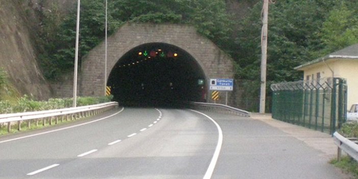 Sürücülere uyarı: Trabzon'daki tünelde...